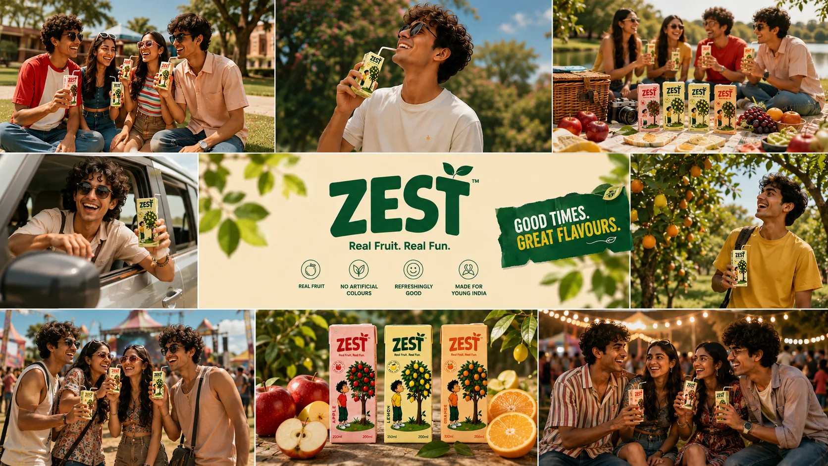 Zest — Packaging Design packaging & visual design mockup 15 by Raghav Chopra